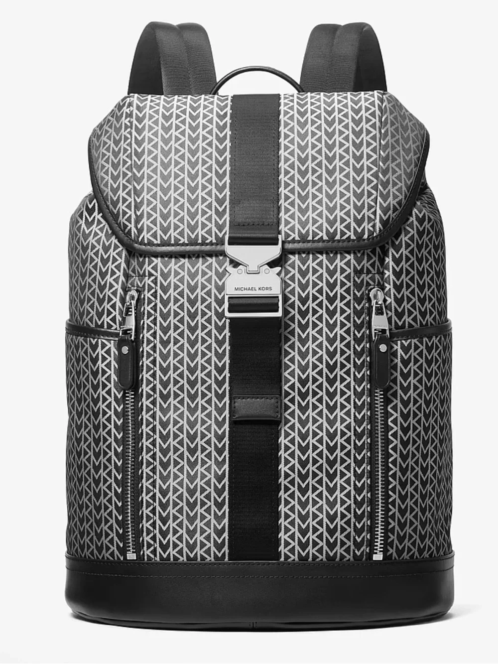 MICHAEL KORS | Men’s Logo Jacquard Aviator Backpack